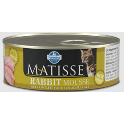 Быстрый заказ — Farmina Matisse Cat Mousse Rabbit (влажный корм для взрослых кошек, мусс с Кроликом) 85гр