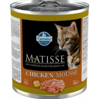 Farmina Matisse Cat Mousse Chicken (влажный корм для взрослых кошек, мусс с Курицей) 300гр Farmina Matisse Cat Mousse Chicken (влажный корм для взрослых кошек, мусс с Курицей) 300гр