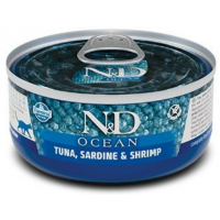 Farmina N&D Ocean Cat Adult (влажный корм для взрослых кошек, Тунец, сардины, креветки) Farmina N&D Ocean Cat Adult (влажный корм для взрослых кошек, Тунец, сардины, креветки)