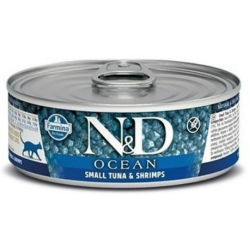 Быстрый заказ — Farmina N&D Ocean Cat Adult (влажный корм для взрослых кошек, Тунец, креветки)