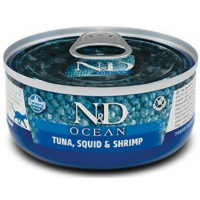 Farmina N&D Ocean Cat Adult (влажный корм для взрослых кошек, Тунец, кальмар, креветки) Farmina N&D Ocean Cat Adult (влажный корм для взрослых кошек, Тунец, кальмар, креветки)