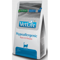 Farmina Vet Life Cat Hypoallergenic (ветеринарный корм при пищевой аллергии и/или пищевой непереносимости у кошек, Свинина с картофелем) Farmina Vet Life Cat Hypoallergenic (ветеринарный корм при пищевой аллергии и/или пищевой непереносимости у кошек, Свинина с картофелем)
