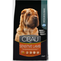 Farmina Cibau Sensitive Lamb Medium & Maxi Adult (гипоаллергенный корм для взрослых собак средних и крупных пород, Ягненок) Farmina Cibau Sensitive Lamb Medium & Maxi Adult (гипоаллергенный корм для взрослых собак средних и крупных пород, Ягненок)