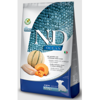 Farmina N&D Ocean Dog Grain Free Mini Puppy (беззерновой корм для щенков, беременных и кормящих собак мелких пород, Треска, тыква, дыня) Farmina N&D Ocean Dog Grain Free Mini Puppy (беззерновой корм для щенков, беременных и кормящих собак мелких пород, Треска, тыква, дыня)