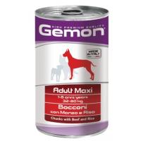 Gemon Dog Maxi Adult Beef/Rich (консервированный корм для взрослых собак крупных пород, говядина, рис) 1,25кг Gemon Dog Maxi Adult Beef/Rich (консервированный корм для взрослых собак крупных пород, говядина, рис) 1,25кг