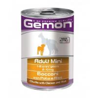 Gemon Dog Mini Adult Chicken/Turkey (консервированный корм для собак мелких пород, курица и рис) 415г Gemon Dog Mini Adult Chicken/Turkey (консервированный корм для собак мелких пород, курица и рис) 415г