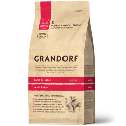 Grandorf Cat Indoor (низкозерновой гипоаллергенный корм для взрослых кошек, постоянно живущих дома, с ягненком и индейкой) Grandorf Cat Indoor (низкозерновой гипоаллергенный корм для взрослых кошек, постоянно живущих дома, с ягненком и индейкой)
