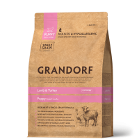 Grandorf Dog Puppy (гипоаллергенный корм для щенков с 3 недель, с ягненком и индейкой)  Grandorf Dog Puppy (гипоаллергенный корм для щенков с 3 недель, с ягненком и индейкой)