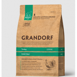 Grandorf Dog Adult  Maxi Breeds Monoprotein (низкозерновой корм для собак крупных пород, с индейкой)  Grandorf Dog Adult  Maxi Breeds Monoprotein (низкозерновой корм для собак крупных пород, с индейкой)