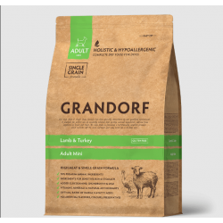 Grandorf Dog Adult Mini (гипоаллергенный корм для собак мелких пород, с ягненком и индейкой)  Grandorf Dog Adult Mini (гипоаллергенный корм для собак мелких пород, с ягненком и индейкой)