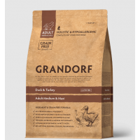 Grandorf Dog Adult Medium & Maxi Grain Free (беззерновой корм для собак средних и крупных пород, с уткой и индейкой)  Grandorf Dog Adult Medium & Maxi Grain Free (беззерновой корм для собак средних и крупных пород, с уткой и индейкой)