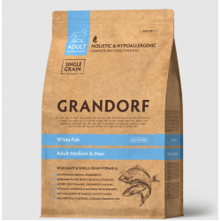 Grandorf Dog Adult Medium & Maxi  (гипоаллергенный корм для собак средних и крупных пород, с белой рыбой)  Grandorf Dog Adult Medium & Maxi  (гипоаллергенный корм для собак средних и крупных пород, с белой рыбой)