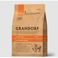 Grandorf Dog Junior (гипоаллергенный корм для юниоров с 4 месяцев, с ягненком и индейкой)  Grandorf Dog Junior (гипоаллергенный корм для юниоров с 4 месяцев, с ягненком и индейкой)