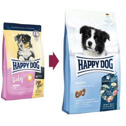 Быстрый заказ — Happy Dog Puppy Fit & Vital (для щенков с момента прикорма до 6 месяцев с птицей)