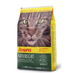 Быстрый заказ — Josera NatureCat Adult Sensitive (беззерновой корм для взрослых кошек с чувствительным пищеварением и котят от 6 месяцев, Домашняя птица и лосось)