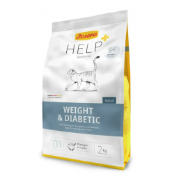 Быстрый заказ — Josera Нelp Weight & Diabetic Cat (ветеринарный корм для взрослых кошек при избыточном весе и/или диабете)