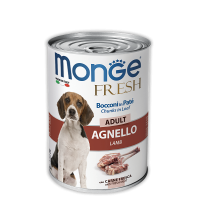 Monge Dog Fresh Adult Lamb (консервированный корм для взрослых собак, ягненок) 400гр Monge Dog Fresh Adult Lamb (консервированный корм для взрослых собак, ягненок) 400гр