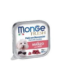 Monge Dog Fresh Beef (консервированный корм для взрослых собак, говядина) 100г Monge Dog Fresh Beef (консервированный корм для взрослых собак, говядина) 100г