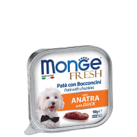 Monge Dog Fresh Duck (консервированный корм для взрослых собак, утка) 100г Monge Dog Fresh Duck (консервированный корм для взрослых собак, утка) 100г