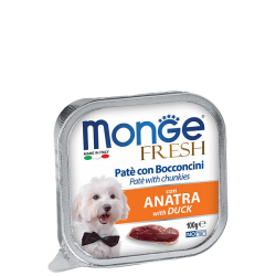 Monge Dog Fresh Duck (консервированный корм для взрослых собак, утка) 100г Monge Dog Fresh Duck (консервированный корм для взрослых собак, утка) 100г