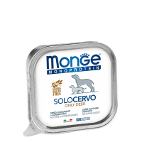 Monge Dog Solo Deer (консервированный корм для взрослых собак, оленина) 150г Monge Dog Solo Deer (консервированный корм для взрослых собак, оленина) 150г