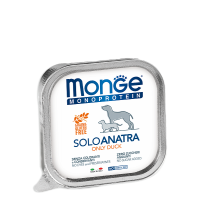 Monge Dog Solo Duck (консервированный корм для взрослых собак, утка) 150г Monge Dog Solo Duck (консервированный корм для взрослых собак, утка) 150г