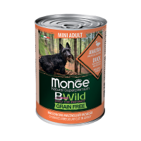 Monge Dog Bwild Mini Adult (консервированный корм для взрослых собак мелких пород, утка) 400гр Monge Dog Bwild Mini Adult (консервированный корм для взрослых собак мелких пород, утка) 400гр