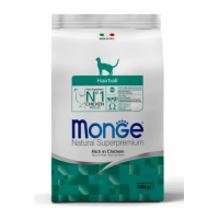 Monge Cat Daily Line Hairball (для взрослых кошек для выведения комков шерсти, курица) Monge Cat Daily Line Hairball (для взрослых кошек для выведения комков шерсти, курица)
