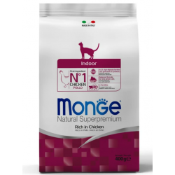 Быстрый заказ — Monge Cat Indoor (для взрослых домашних кошек с низким уровнем активности, курица)