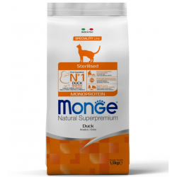 Быстрый заказ — Monge Cat Speciality Line Sterilised Duck (для взрослых стерилизованных кошек с уткой)