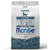 Monge Cat Speciality Line Sterilised Trout (для стерилизованных кошек с форелью) Monge Cat Speciality Line Sterilised Trout (для стерилизованных кошек с форелью)