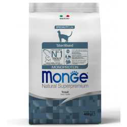 Быстрый заказ — Monge Cat Speciality Line Sterilised Trout (для стерилизованных кошек с форелью)