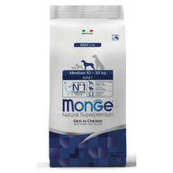 Monge Dog Daily Line Medium Adult (для взрослых собак средних пород с курицей) Monge Dog Daily Line Medium Adult (для взрослых собак средних пород с курицей)