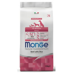 Monge Dog Speciality Line Adult All Breeds Beef & Rice (для взрослых собак всех пород говядина с рисом) Monge Dog Speciality Line Adult All Breeds Beef & Rice (для взрослых собак всех пород говядина с рисом)