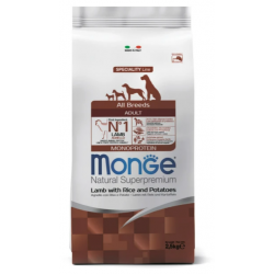 Monge Dog Speciality Line Adult All Breeds Lamb&Rice (для взрослых собак всех пород с особыми потребностями, ягнёнок) Monge Dog Speciality Line Adult All Breeds Lamb&Rice (для взрослых собак всех пород с особыми потребностями, ягнёнок)