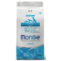 Monge Dog Speciality Line All Breeds Light Salmon&Rice (для взрослых собак всех пород, низкокалорийный, с лососем и рисом) Monge Dog Speciality Line All Breeds Light Salmon&Rice (для взрослых собак всех пород, низкокалорийный, с лососем и рисом)