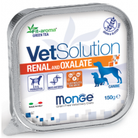 Monge VetSolution Dog Renal and Oxalate (влажный ветеринарный корм для собак при ХПН и профилактике образования уролитов оксалата кальция) Monge VetSolution Dog Renal and Oxalate (влажный ветеринарный корм для собак при ХПН и профилактике образования уролитов оксалата кальция)
