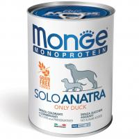 Monge Dog Solo Duck (консервированный корм для взрослых собак, утка) 400г Monge Dog Solo Duck (консервированный корм для взрослых собак, утка) 400г