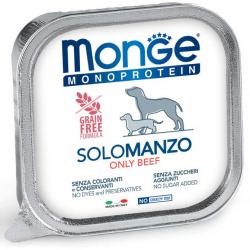 Monge Dog Solo Beef (консервированный корм для взрослых собак, говядина) 150г Monge Dog Solo Beef (консервированный корм для взрослых собак, говядина) 150г