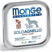 Monge Dog Solo Lamb (консервированный корм для взрослых собак, ягнёнок) 150г Monge Dog Solo Lamb (консервированный корм для взрослых собак, ягнёнок) 150г