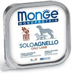 Monge Dog Solo Lamb (консервированный корм для взрослых собак, ягнёнок) 150г Monge Dog Solo Lamb (консервированный корм для взрослых собак, ягнёнок) 150г