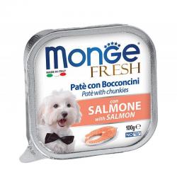 Monge Dog Fresh Salmon (консервированный корм, лосось) 100г Monge Dog Fresh Salmon (консервированный корм, лосось) 100г