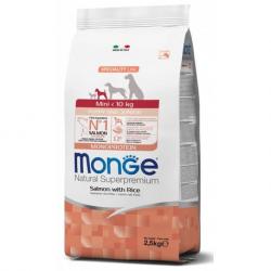Monge Dog Speciality Mini Puppy&Junior Salmon/Rice (корм для щенков мини пород с лососем) Monge Dog Speciality Mini Puppy&Junior Salmon/Rice (корм для щенков мини пород с лососем)