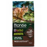 Monge Bwild Cat Grain Free  Large Buffalo (беззерновой корм для кошек крупных пород всех возрастов c мясом буйвола) Monge Bwild Cat Grain Free  Large Buffalo (беззерновой корм для кошек крупных пород всех возрастов c мясом буйвола)