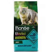 Monge Bwild Cat Grain Free Cod Fish (беззерновой корм для взрослых кошек с треской) Monge Bwild Cat Grain Free Cod Fish (беззерновой корм для взрослых кошек с треской)