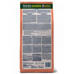 Monge Bwild Cat Grain Free Salmone (беззерновой корм для взрослых кошек с лососем и горохом) Monge Bwild Cat Grain Free Salmone (беззерновой корм для взрослых кошек с лососем и горохом)