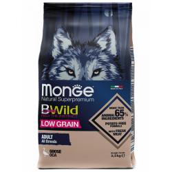 Monge Dog Bwild Low Grain Adult Goose (низкозерновой корм для взрослых собак всех пород со вкусом гуся) Monge Dog Bwild Low Grain Adult Goose (низкозерновой корм для взрослых собак всех пород со вкусом гуся)