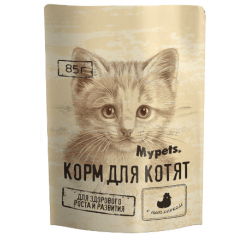 Быстрый заказ — Mypets Kitten (влажный корм для котят с цыпленком)