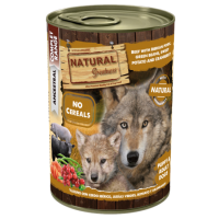 Natural Greatness Puppy & Adult (гипоаллергенный влажный корм для щенков и взрослых собак всех пород, Говядина с иберийской свининой) 400гр  Natural Greatness Puppy & Adult (гипоаллергенный влажный корм для щенков и взрослых собак всех пород, Говядина с иберийской свининой) 400гр