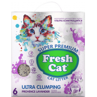Fresh Cat ЛАВАНДА (бентонитовый комкующийся наполнитель с ароматом Лаванды) Fresh Cat ЛАВАНДА (бентонитовый комкующийся наполнитель с ароматом Лаванды)